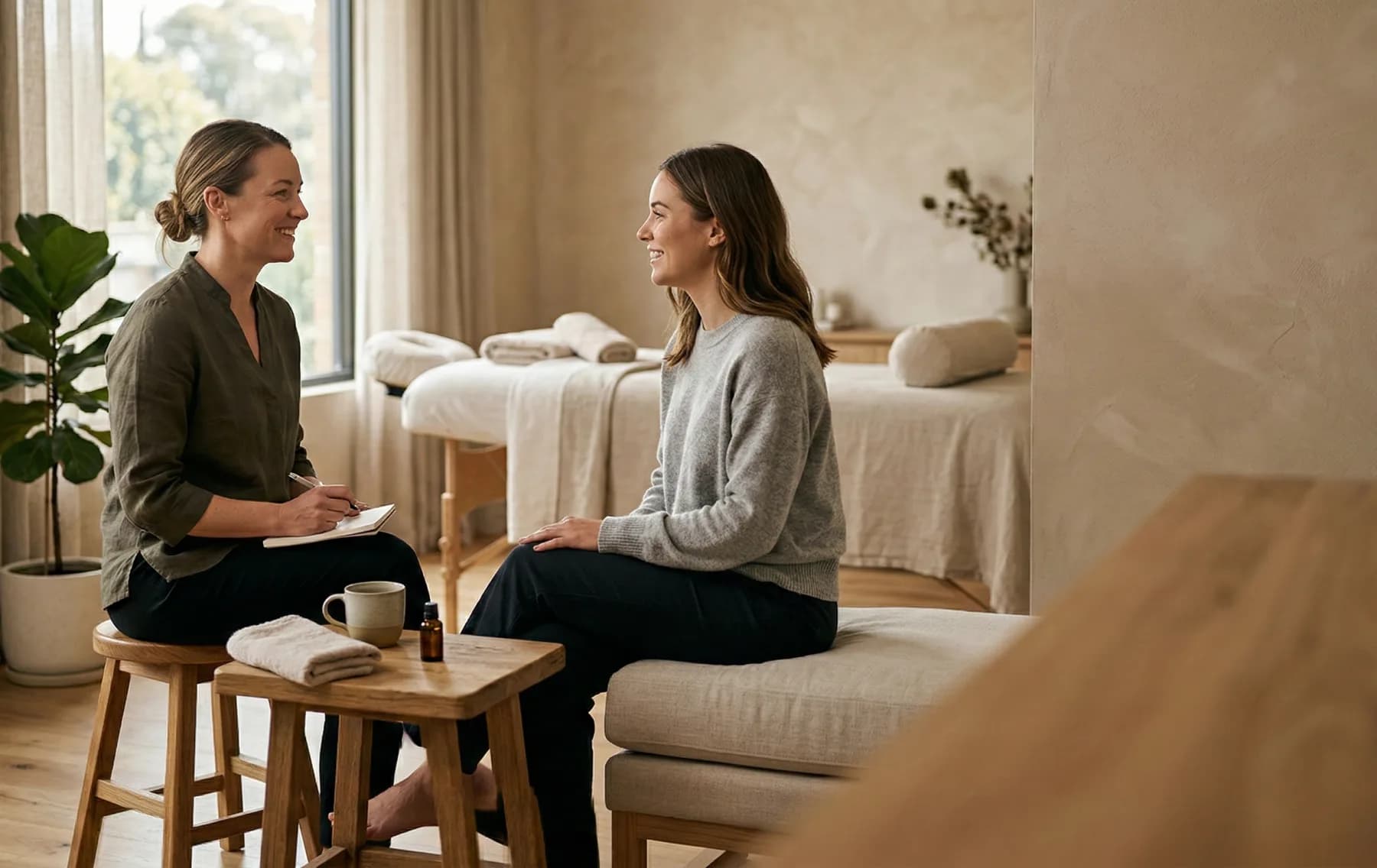 Sell massage packages and track sessions automatically