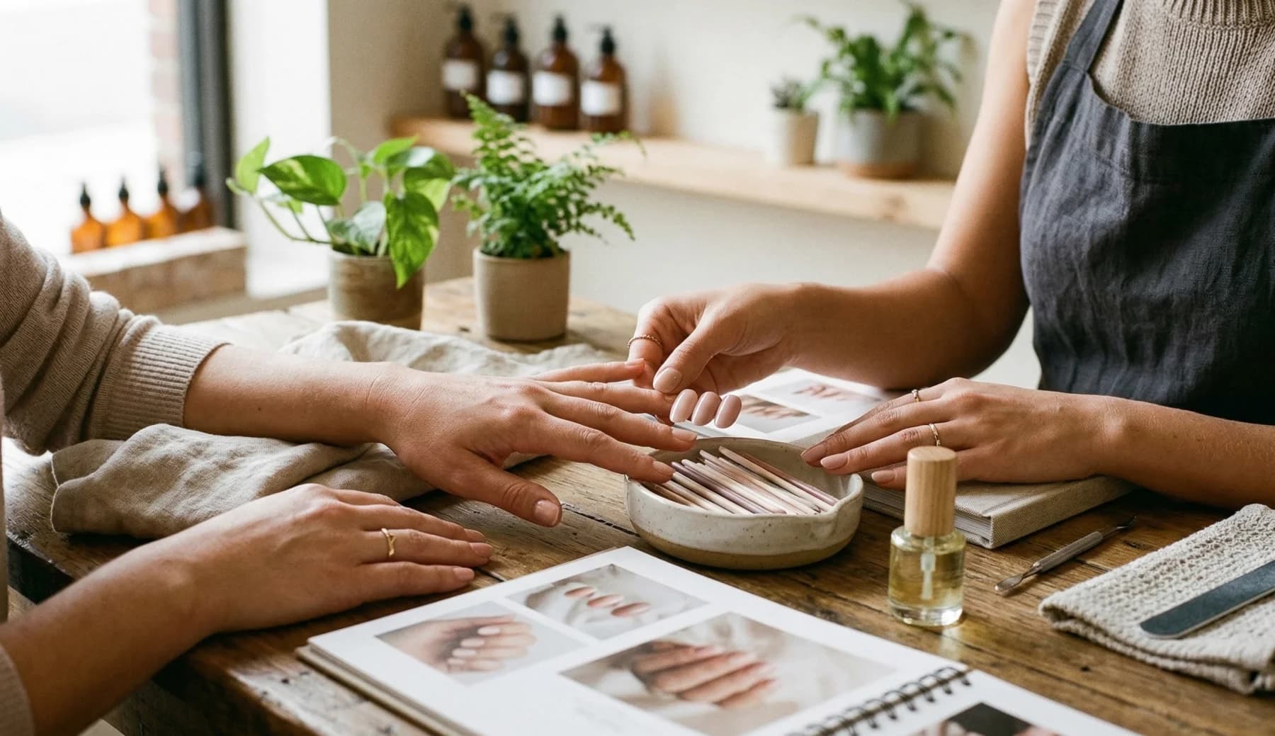 Help clients book the right nail service