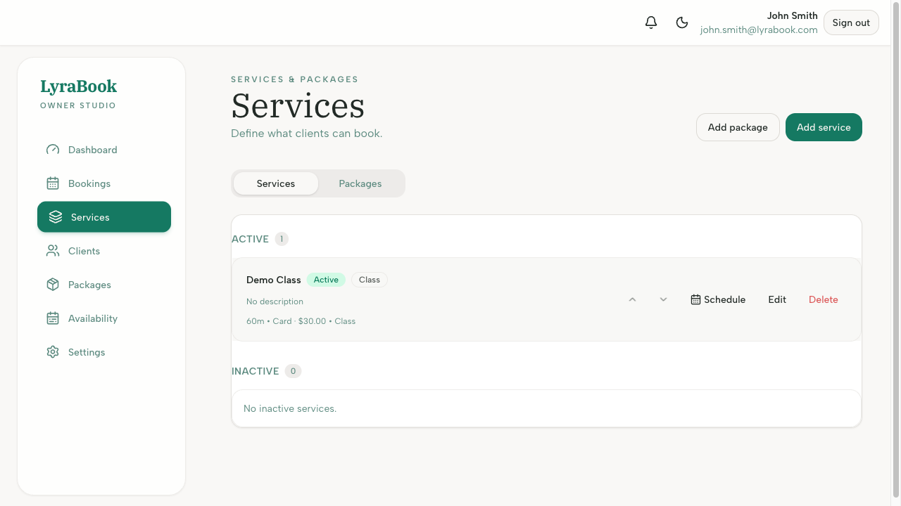 Screenshot: Delete disabled state or error message